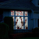 Bloody Handprint Window & Door Stickers