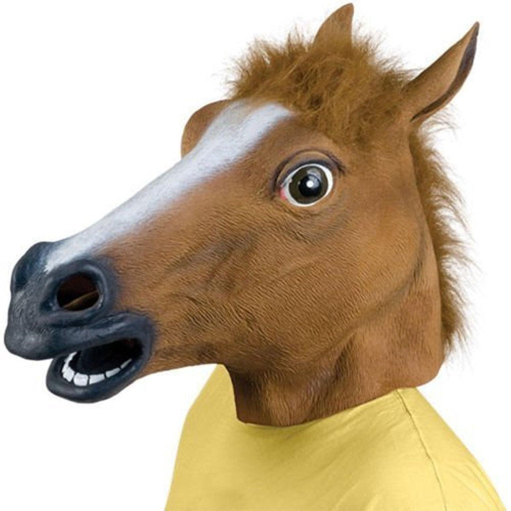 Horse Head Latex Full Adult Mask