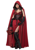 Dark Red Riding Hood Adult Costume