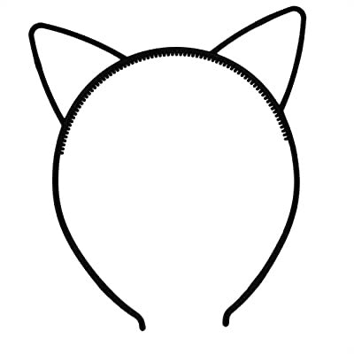 Black cat ear headband