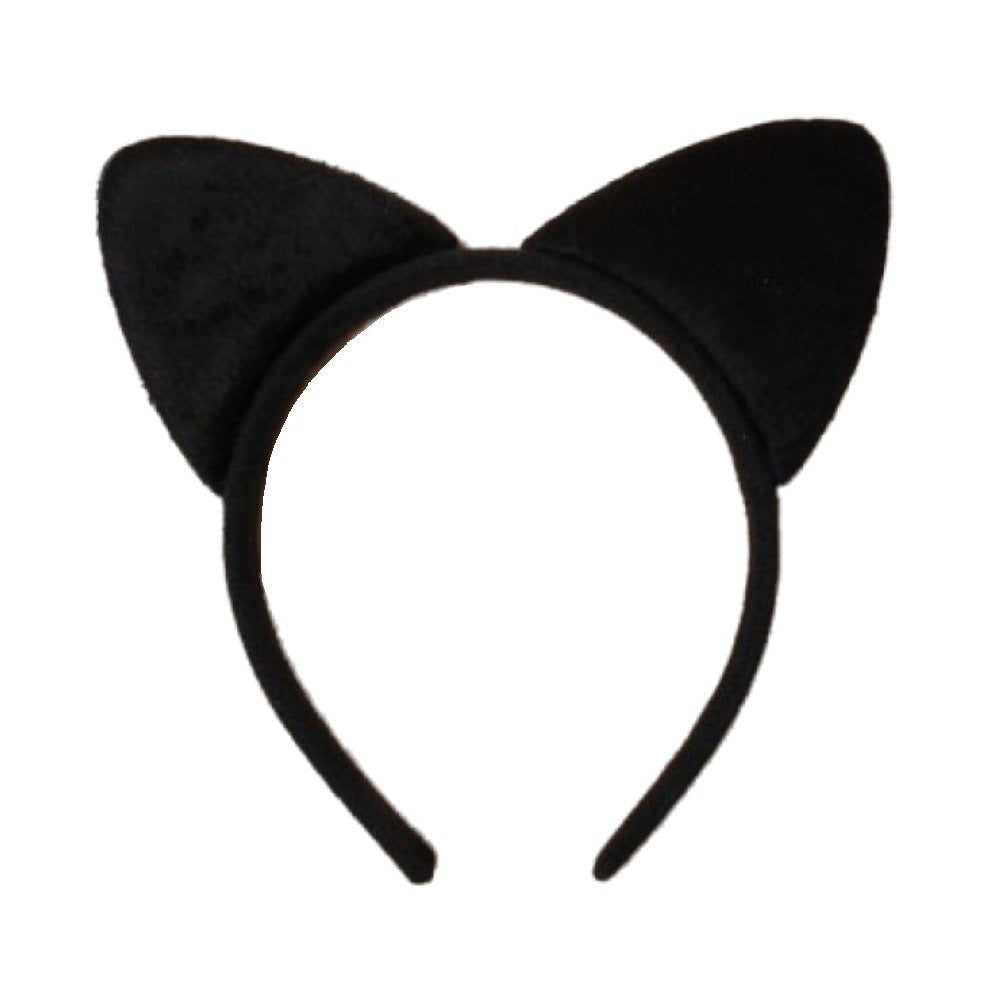 Soft fabric cat ears headband