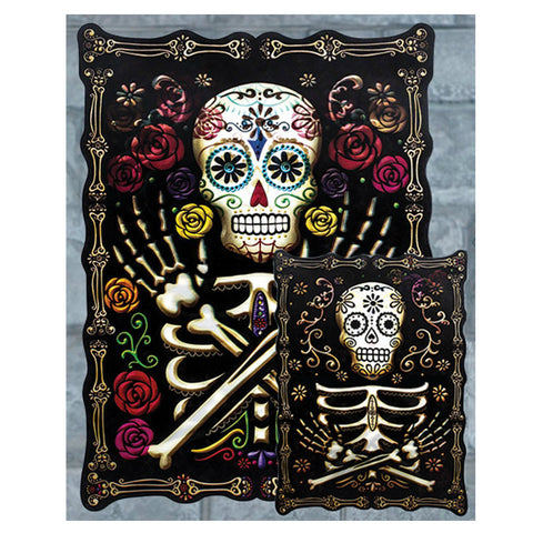 Skull & Rose Lenticular Sign