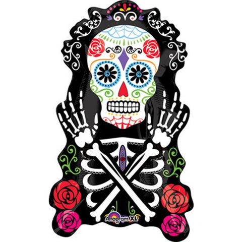 Skull & Rose Cutout